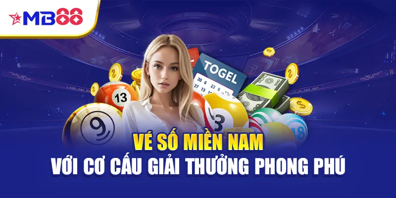 Vé số miền Nam với cơ cấu giải thưởng phong phú